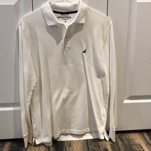 Nautical Long Sleeve Polo